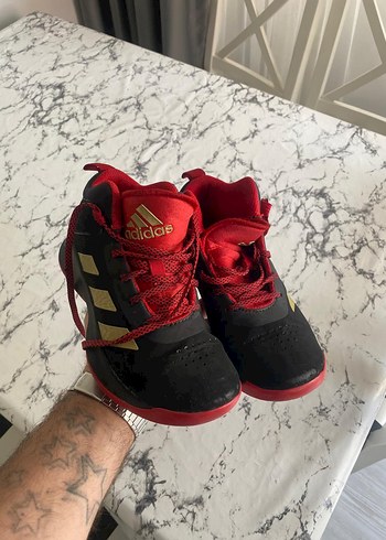 Adidas Erkek Çocuk Kırmızı Siyah Spor Ayakkabı