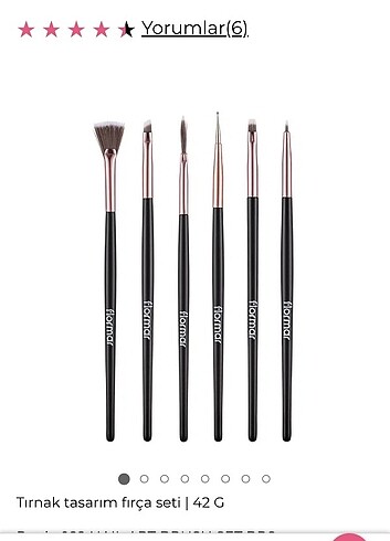Flormar nail art fırça seti