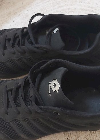 Siyah Spor Ayakkabı Velcro Bantlı