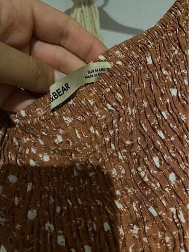 m Beden turuncu Renk Pull&bear crop top