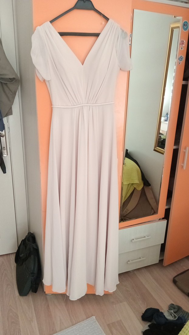 şifon elbise - Görsel 4