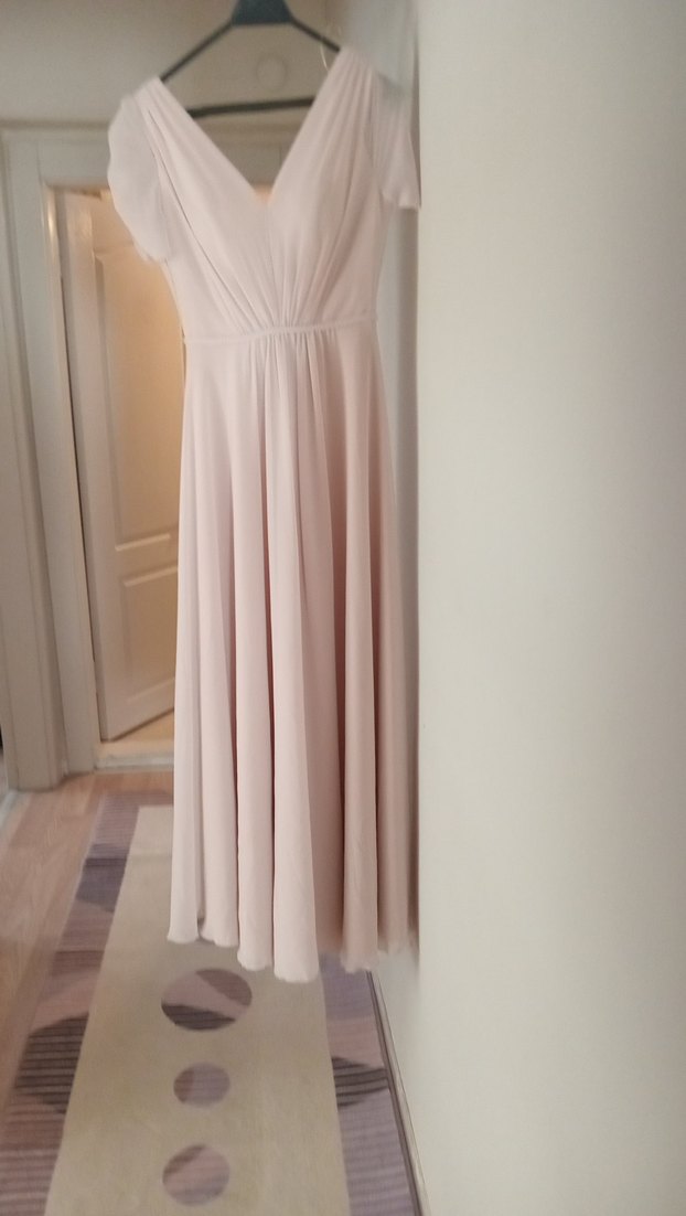 şifon elbise - Görsel 3