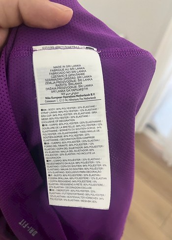 Mor Nike Dri-Fit Atlet - Görsel 4