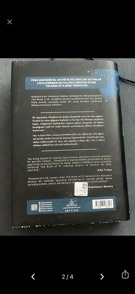 The Book of M - Peng Shepherd - Görsel 2