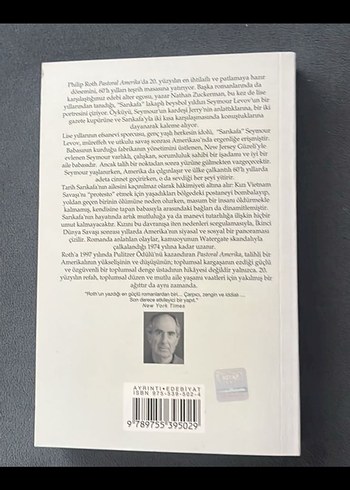 Pastoral Amerika - Philip Roth - Görsel 2