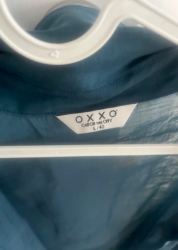 Oxxo balon kollu tencel gömlek - Görsel 4