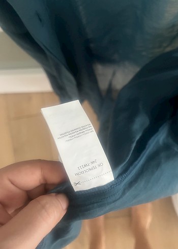 Oxxo balon kollu tencel gömlek - Görsel 5