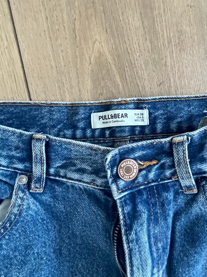 Pull&bear Kadın Mavi Denim Jean - Görsel 2