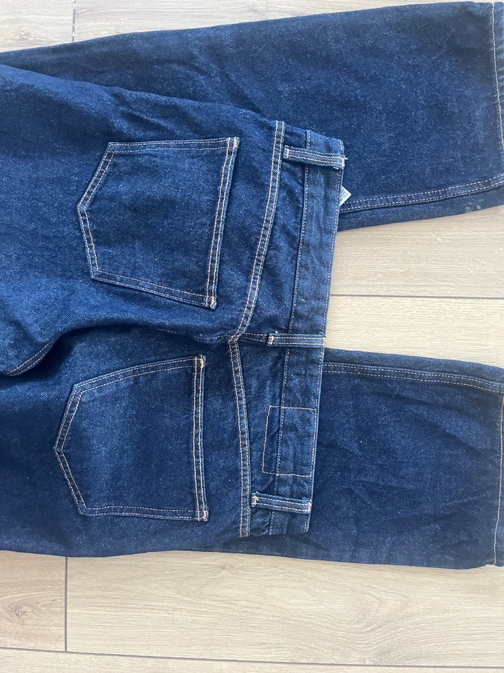 Bershka Lacivert Kadın  Kot Pantolon - Görsel 3