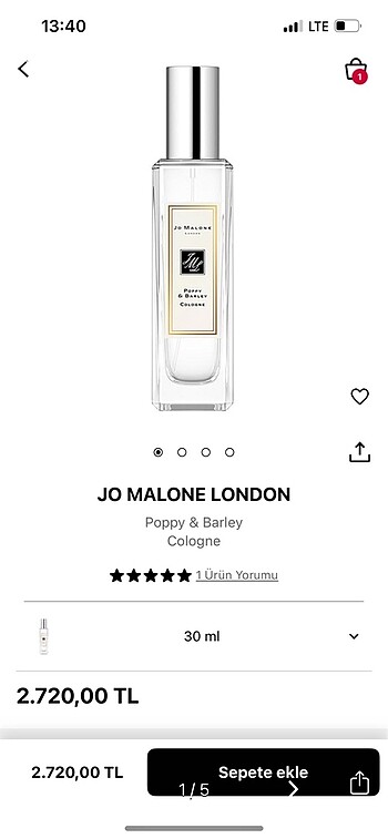Jo Malone parfüm