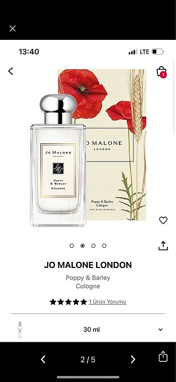 Sephora Jo Malone parfüm