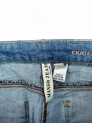 34 Beden mavi Renk Mango Jean / Kot %70 İndirimli.