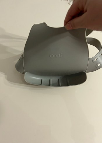 Gri Bebek Mama Önlüğü - Görsel 3