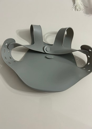 Gri Bebek Mama Önlüğü - Görsel 4