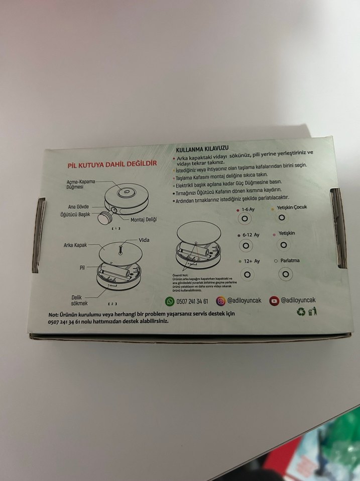 Adil Elektrikli Manikür Seti MQ800 - Görsel 4