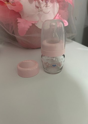 Pembe Cam Bebek Biberonu - Görsel 2
