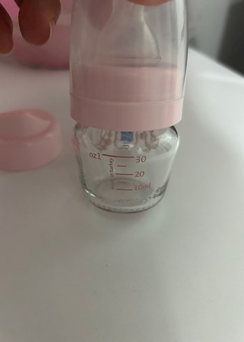 Pembe Cam Bebek Biberonu - Görsel 3