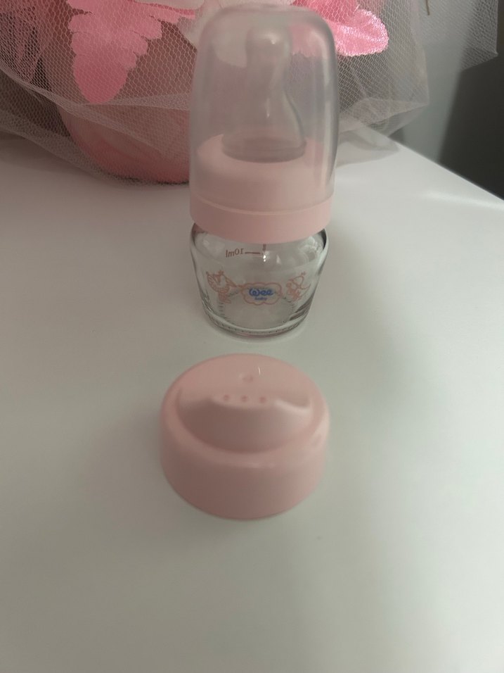 Pembe Cam Bebek Biberonu - Görsel 5