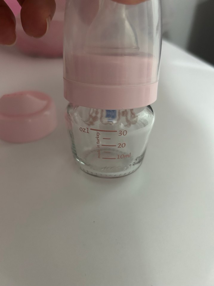 Pembe Cam Bebek Biberonu - Görsel 3