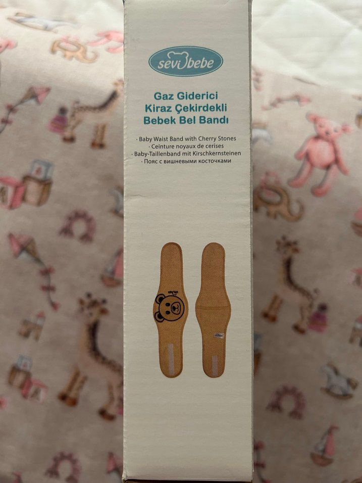 Kiraz Çekirdekli Bebek Bel Bandı - Görsel 2
