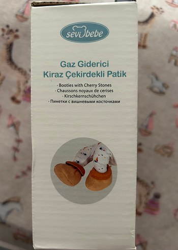 Kiraz Çekirdekli Gaz Giderici Bebek Patik - Görsel 2