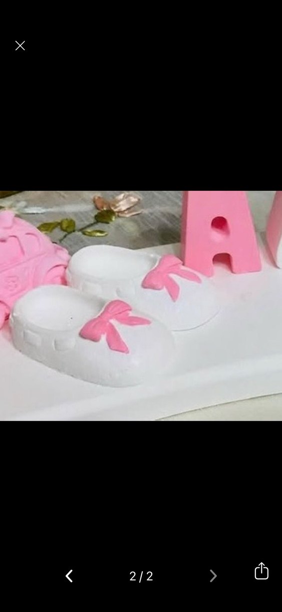 Pembe Silikon Kalıbı - Ayakkabı Modeli - Görsel 2