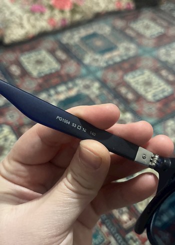 Boncuk Detaylı Retro Kadın Güneş Gözlüğü - Görsel 3