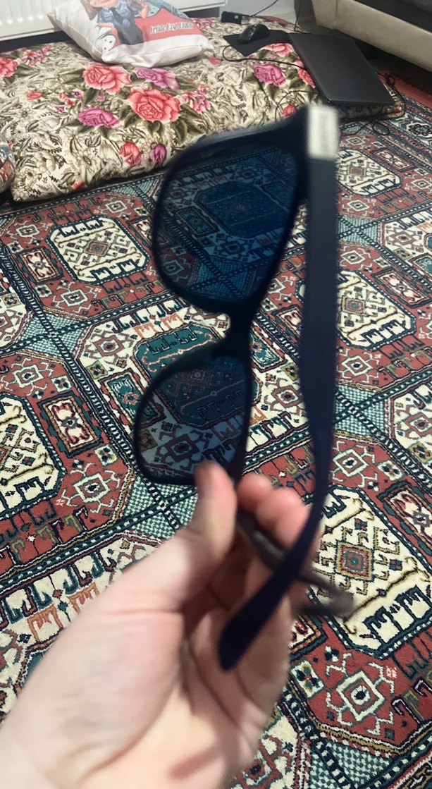 Boncuk Detaylı Retro Kadın Güneş Gözlüğü - Görsel 2