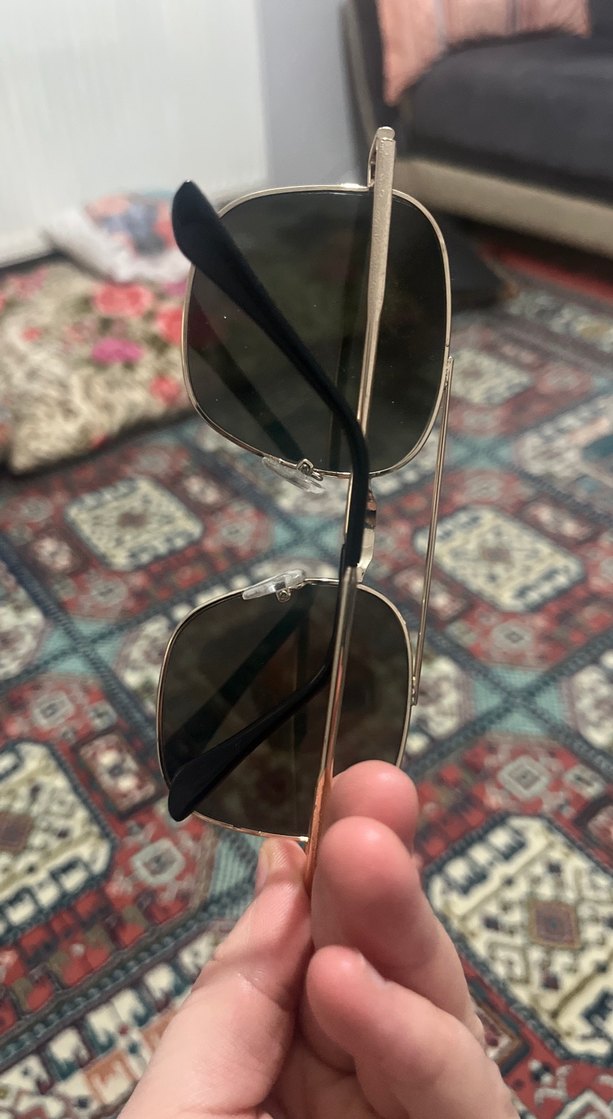 Parlak Çok Renkli Transparan Kadın Güneş Gözlüğü - Görsel 2