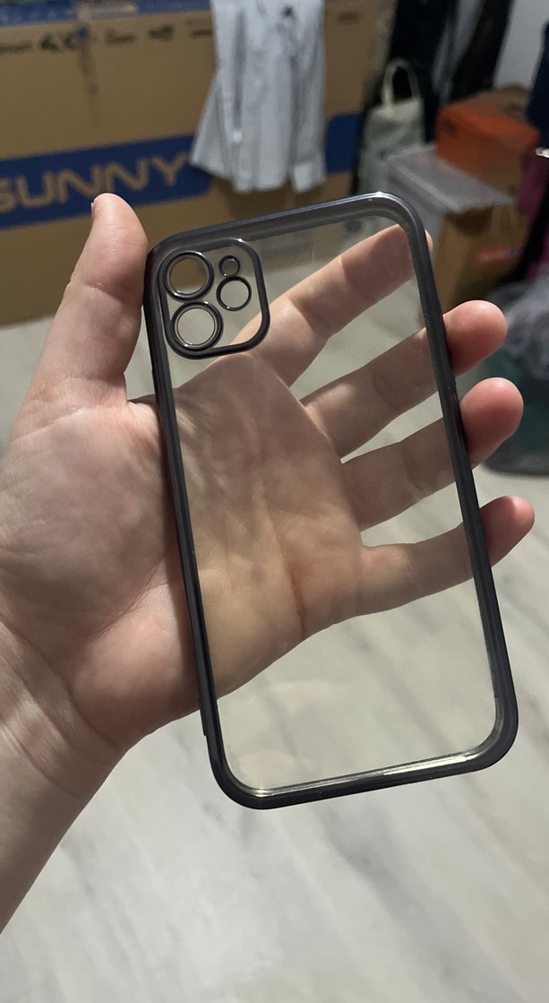 Şeffaf Gri Telefon Kılıfı - Görsel 2