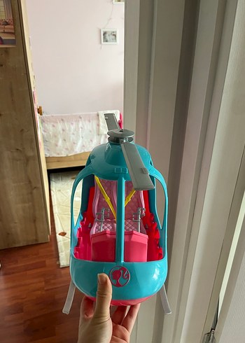 Beden Renkli Pembe Oyuncak Helikopter