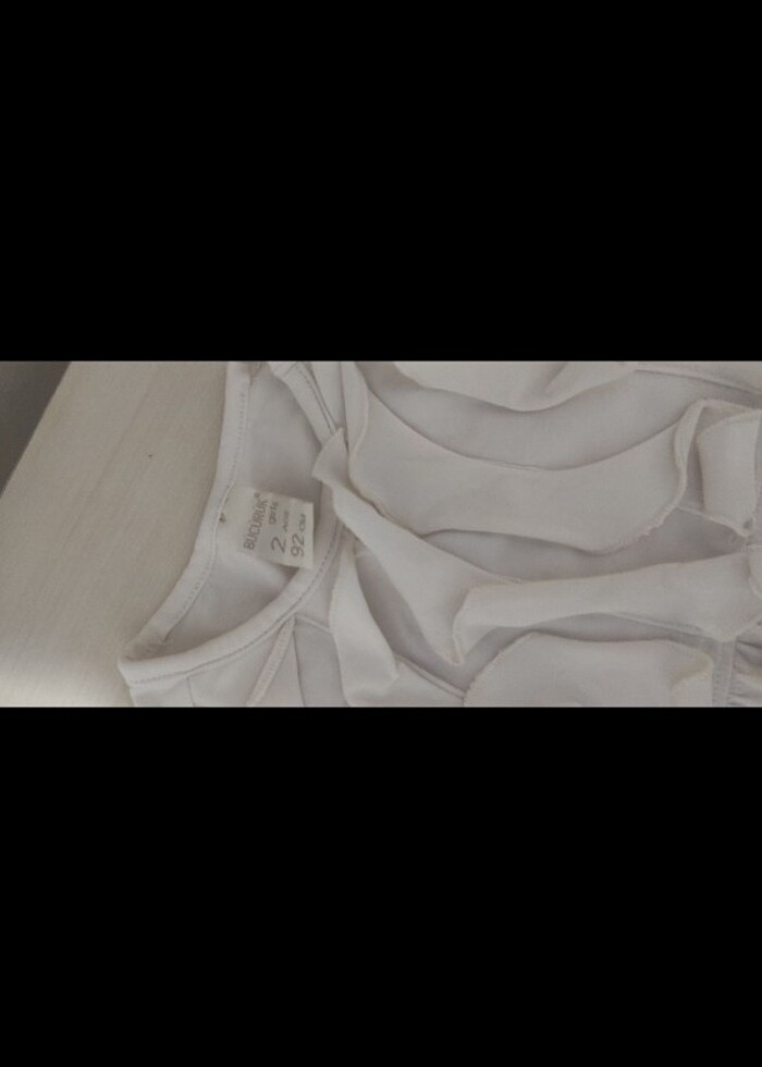 Kız çocuk sıfır kol tisort - Görsel 3