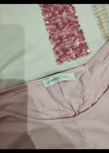 LC Waikiki Beyaz kadın Kısa Kollu Baskılı Tişört