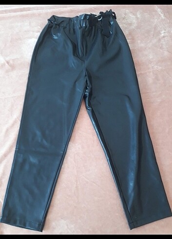 Deri pantalon kadin 