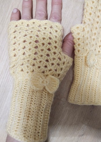 Örgü Kadın Eldiven - Görsel 3