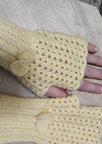 Örgü Kadın Eldiven - Görsel 5