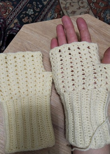 Örgü Bohem Kadın Eldiveni - Görsel 7