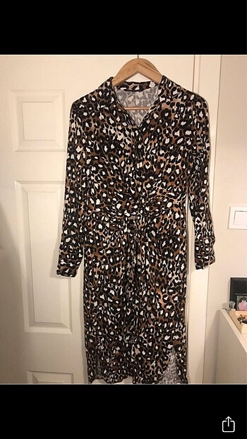 LCW Leopar Desen Elbise
