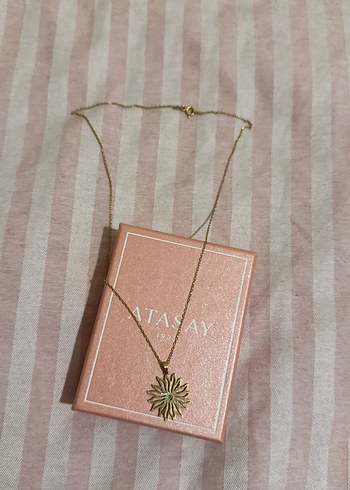 Atasay Mini Zincirli Altın Kolye - Görsel 2