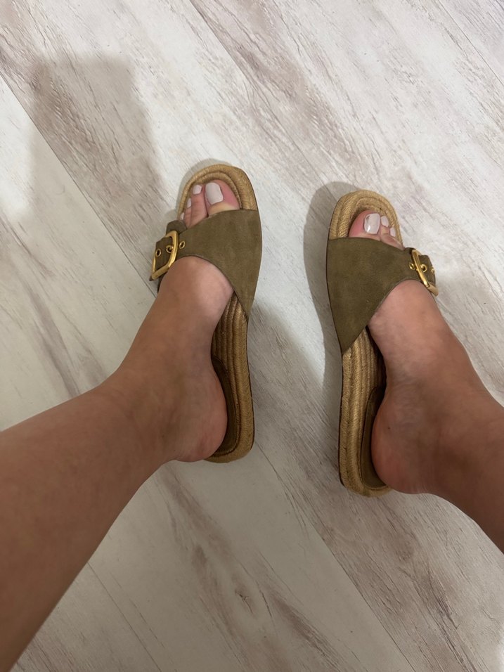 Mango hasır Kadın Terlik - Görsel 2