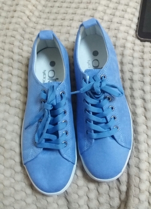 mavi spor ayakkabı