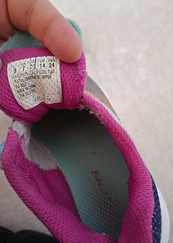24 Beden Skechers Kız Çocuk Çok Renkli Spor Ayakkabı