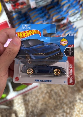 Hot Wheels Ford Mustang GTD Mavi Oyuncak Araba