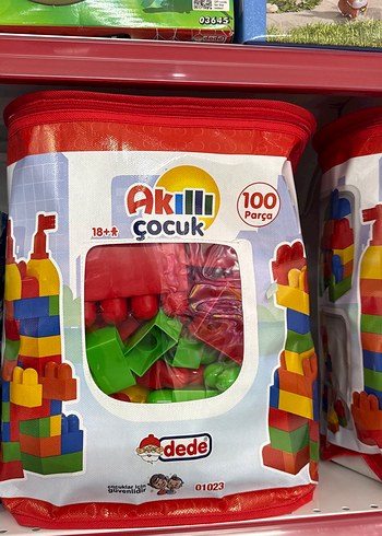 Akıllı Çocuk 100 Parça Renkli Lego Seti