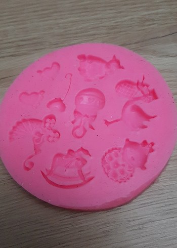 Pembe Silikon Bebek Figürlü Kalıp - Görsel 4