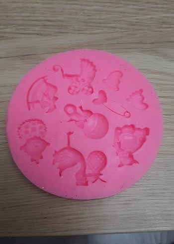 Pembe Silikon Bebek Figürlü Kalıp - Görsel 5
