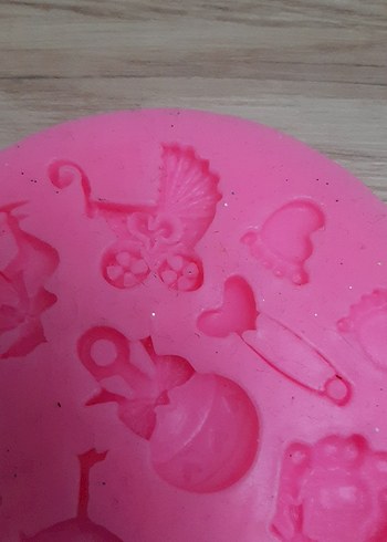 Pembe Silikon Bebek Figürlü Kalıp - Görsel 2