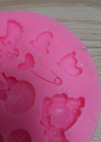 Pembe Silikon Bebek Figürlü Kalıp - Görsel 3