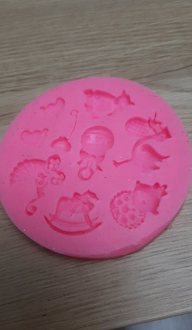 Pembe Silikon Bebek Figürlü Kalıp - Görsel 4