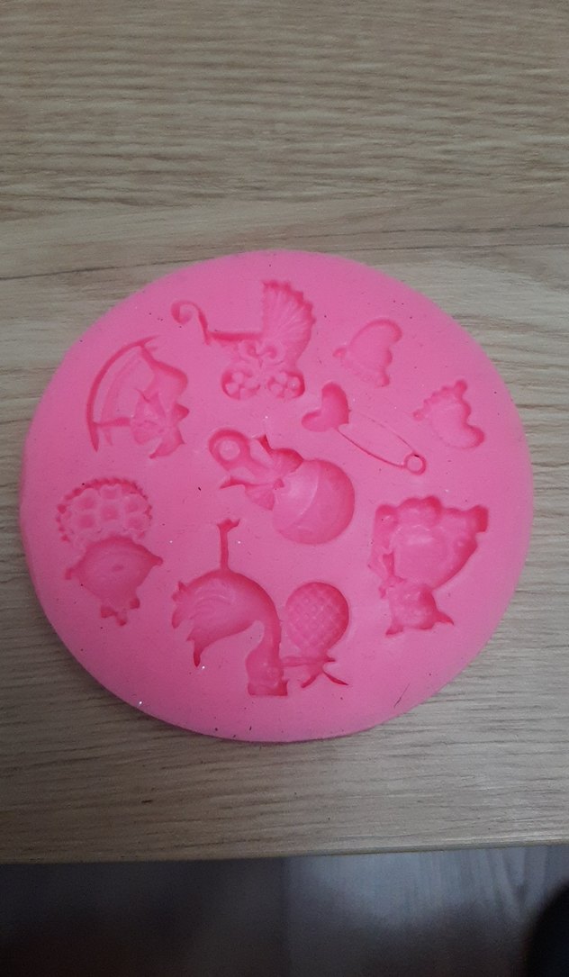 Pembe Silikon Bebek Figürlü Kalıp - Görsel 5